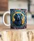 Flat Coated Retriever Suncatcher Artwork Ceramic Mug